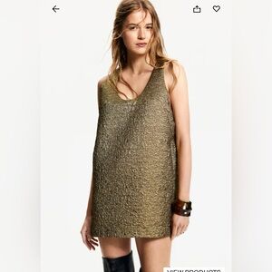 Gold Sleeveless Dress